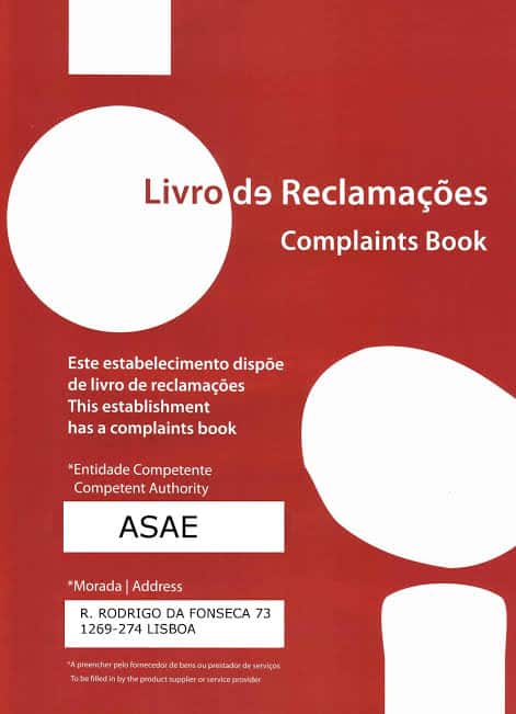 Livro de Reclamações